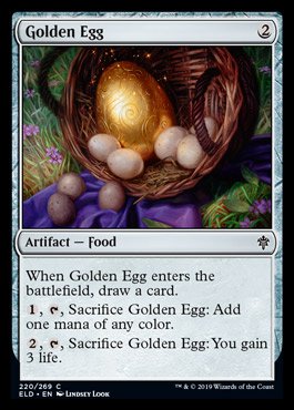 Carta de Magic the Gathering Golden Egg