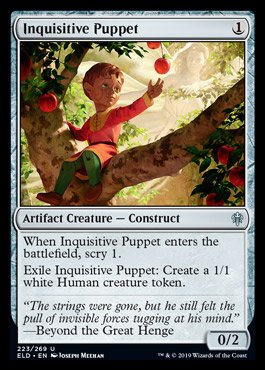 Carta de Magic the Gathering - Inquisitive Puppet