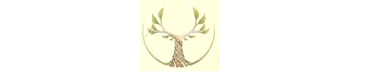 Símbolo da Deusa Allihanna - Deusa da Natura de Arton. Representada em uma arvore aberta em forma de um abraço para o céu.