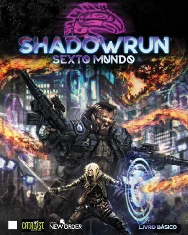 Imagem do livro de RPG Cyberpunk Shadowrun