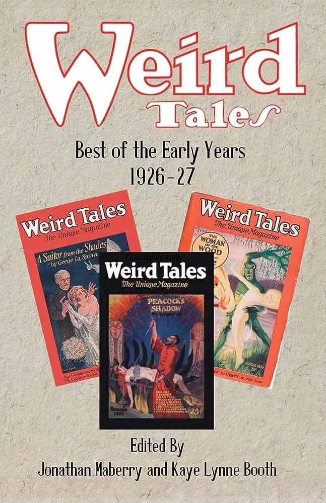 Revista Weird Tales é um exemplo de fantasia heroica incomum para RPGs de mesa